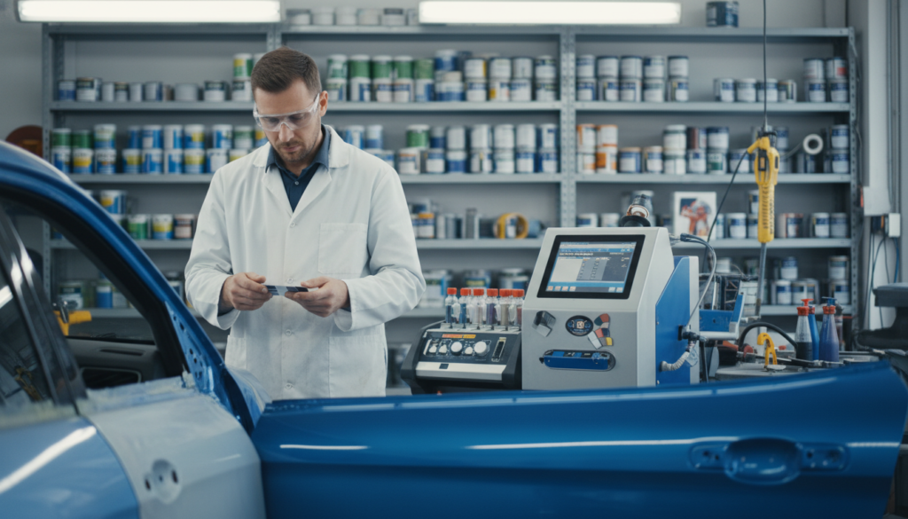 accurate vehicle color matching process
