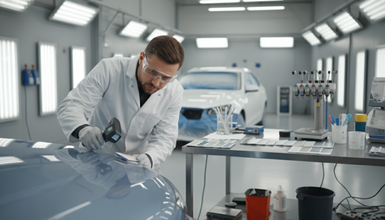 auto paint matching process