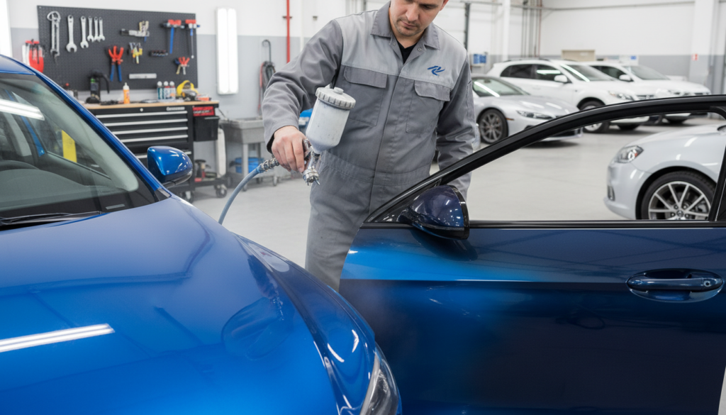 car panel blending technique