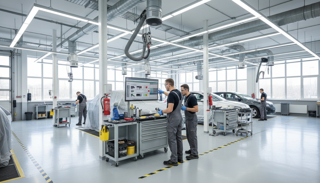 certified collision repair shops with paint matching
