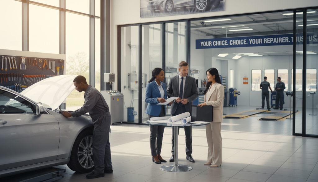 choose your own body shop insurance