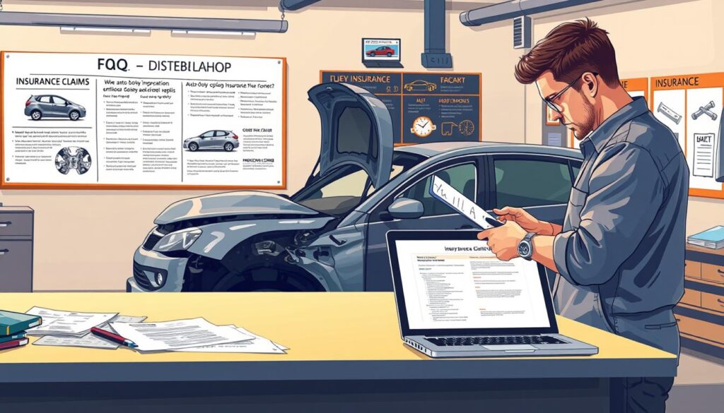 collision repair and insurance claim process questions