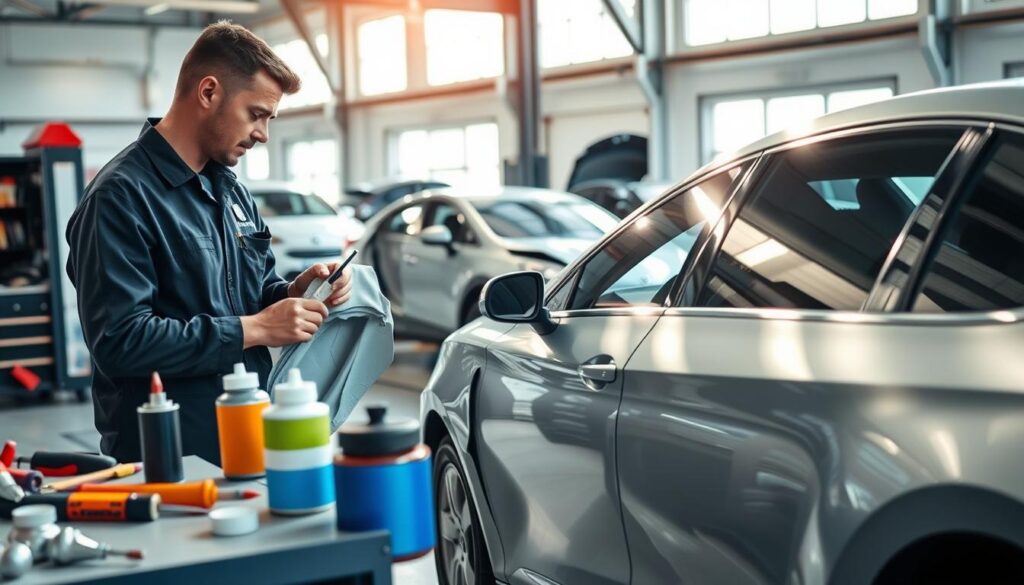moderate collision repair and painting