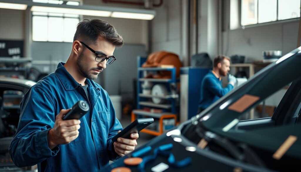 professional collision repair process