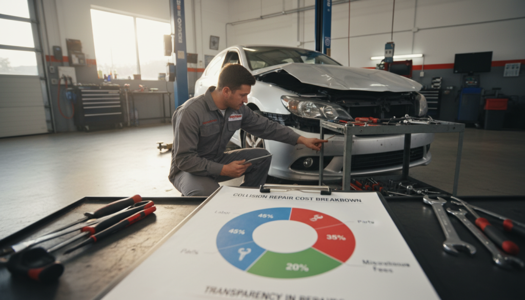 vehicle repair cost breakdown
